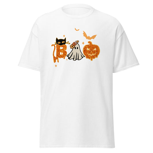 Die Boo-Crew, Halloween-Design, weiches T-Shirt aus schwerer Baumwolle