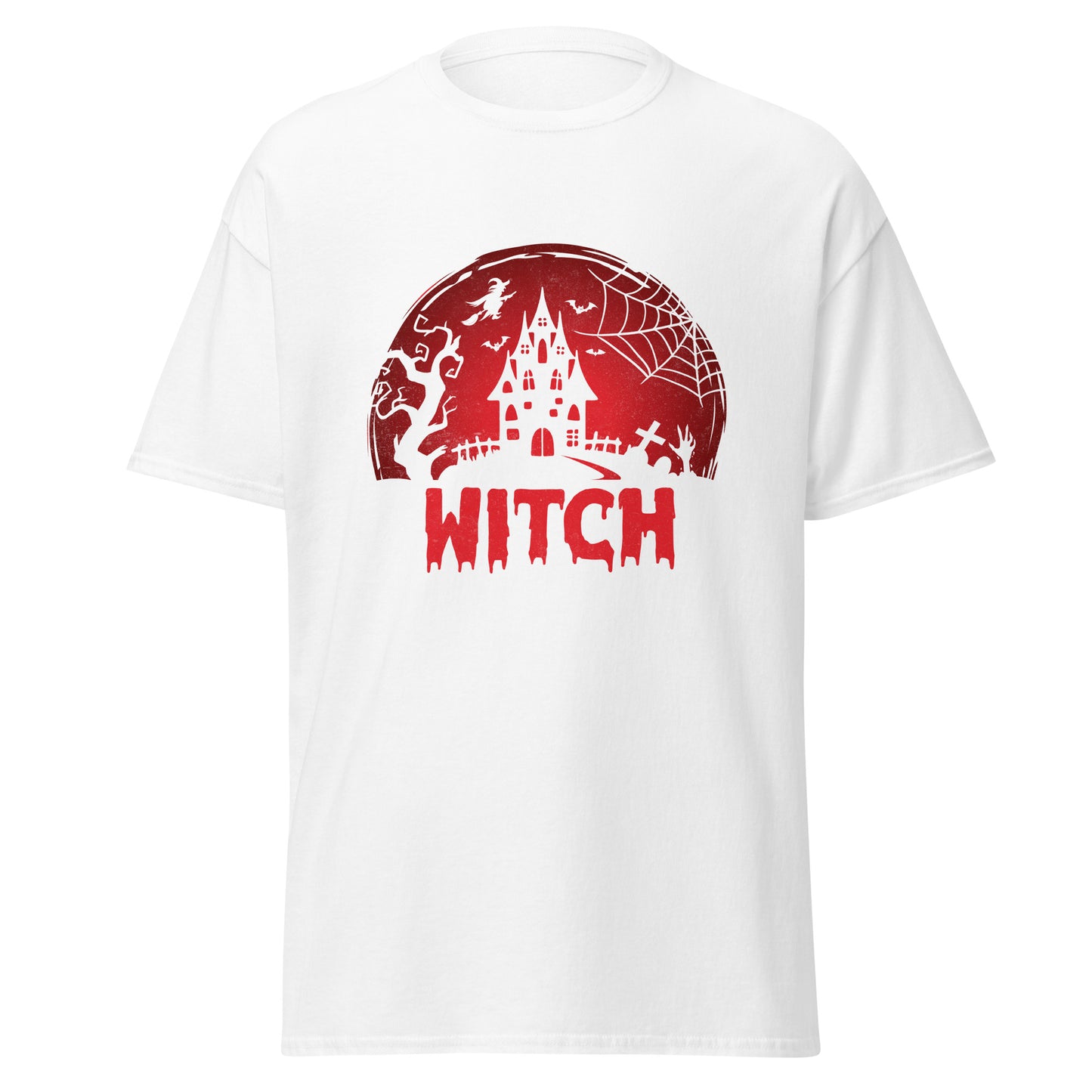 In jedem von uns steckt eine kleine Hexe, weiches T-Shirt aus schwerer Baumwolle im Halloween-Design