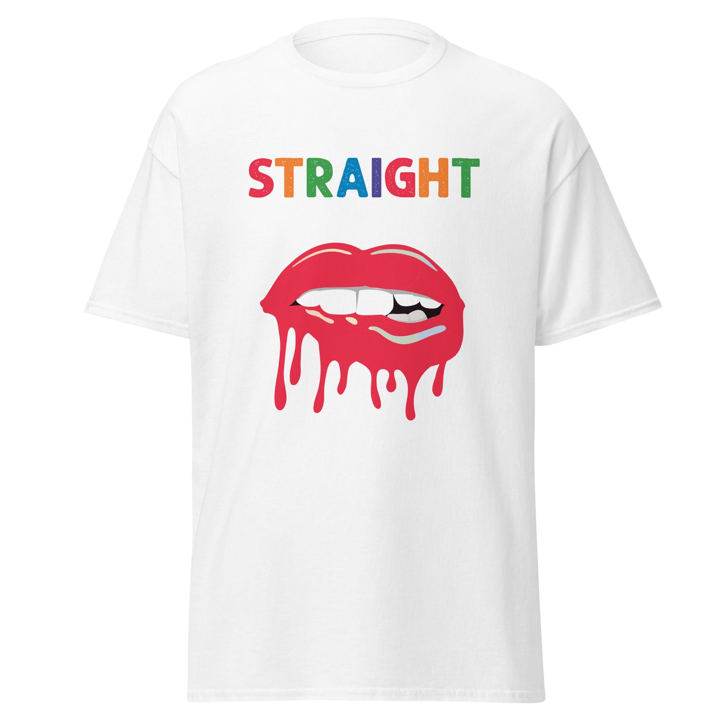 Das ist mein Straight-Kostüm, ich bin tatsächlich schwul, weiches T-Shirt aus schwerer Baumwolle im Halloween-Design