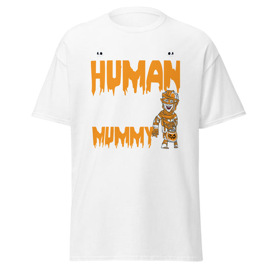 This Is My Human Costume I'm Really a Mummy , Halloween Design Soft Style Heavy Cotton T-Shirt