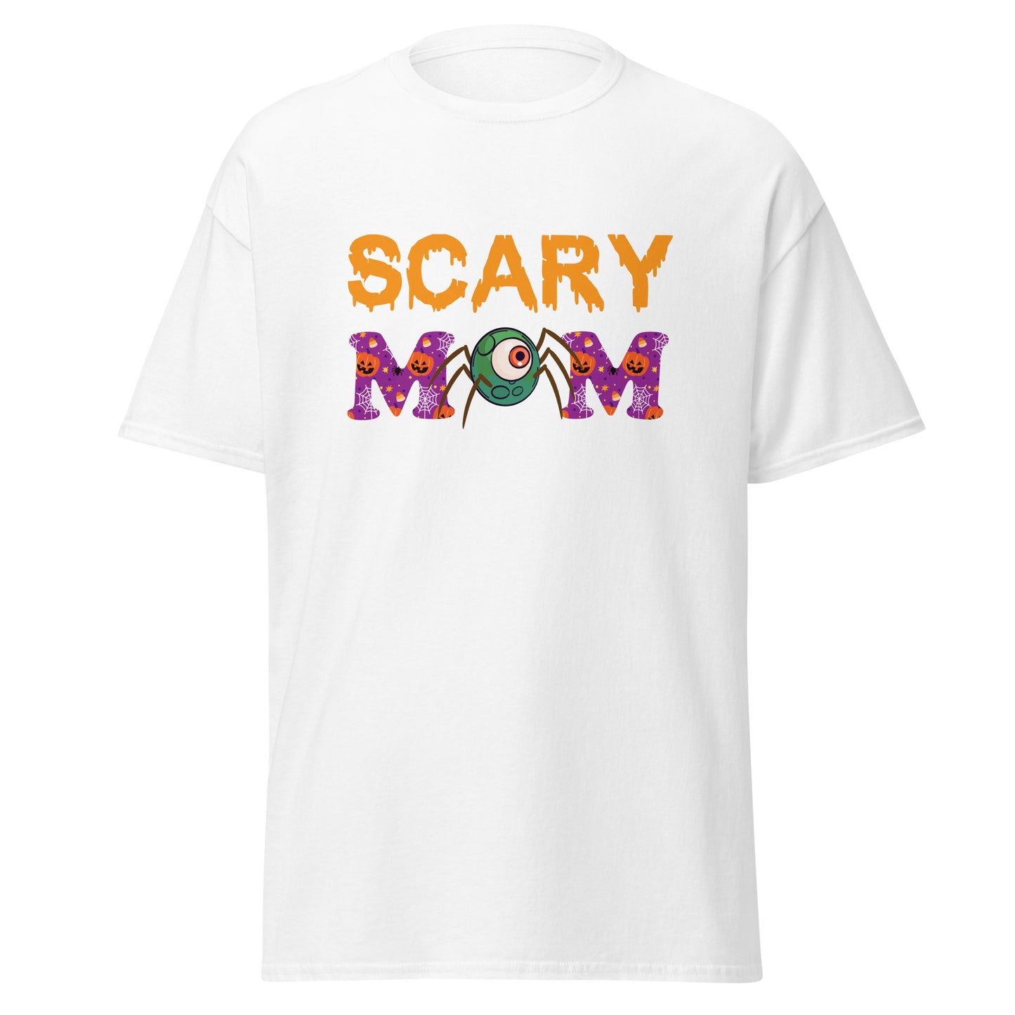 Esta es mi disfraz de mamá aterradora, camiseta de algodón pesado de estilo suave con diseño de Halloween