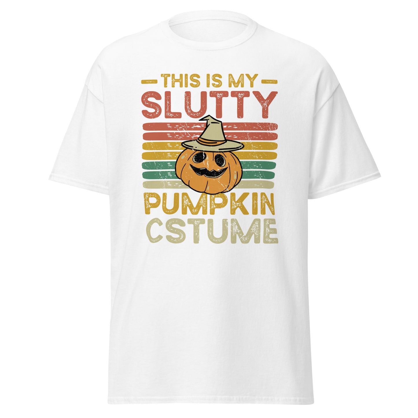 Este es mi disfraz de calabaza de Halloween cachonda, camiseta de algodón pesado de estilo suave con diseño de Halloween