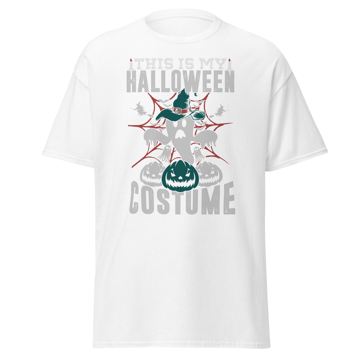 DAS IST MEIN HALLOWEEN-KOSTÜM, weiches T-Shirt aus schwerer Baumwolle im Halloween-Design