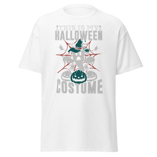 ESTE ES MI DISFRAZ DE HALLOWEEN, camiseta de algodón pesado de estilo suave con diseño de Halloween