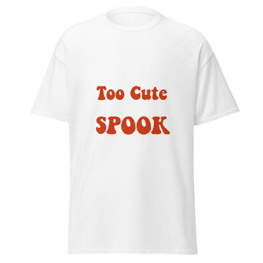 To Cute to Spook , Halloween Design Soft Style Heavy Cotton T-Shirt