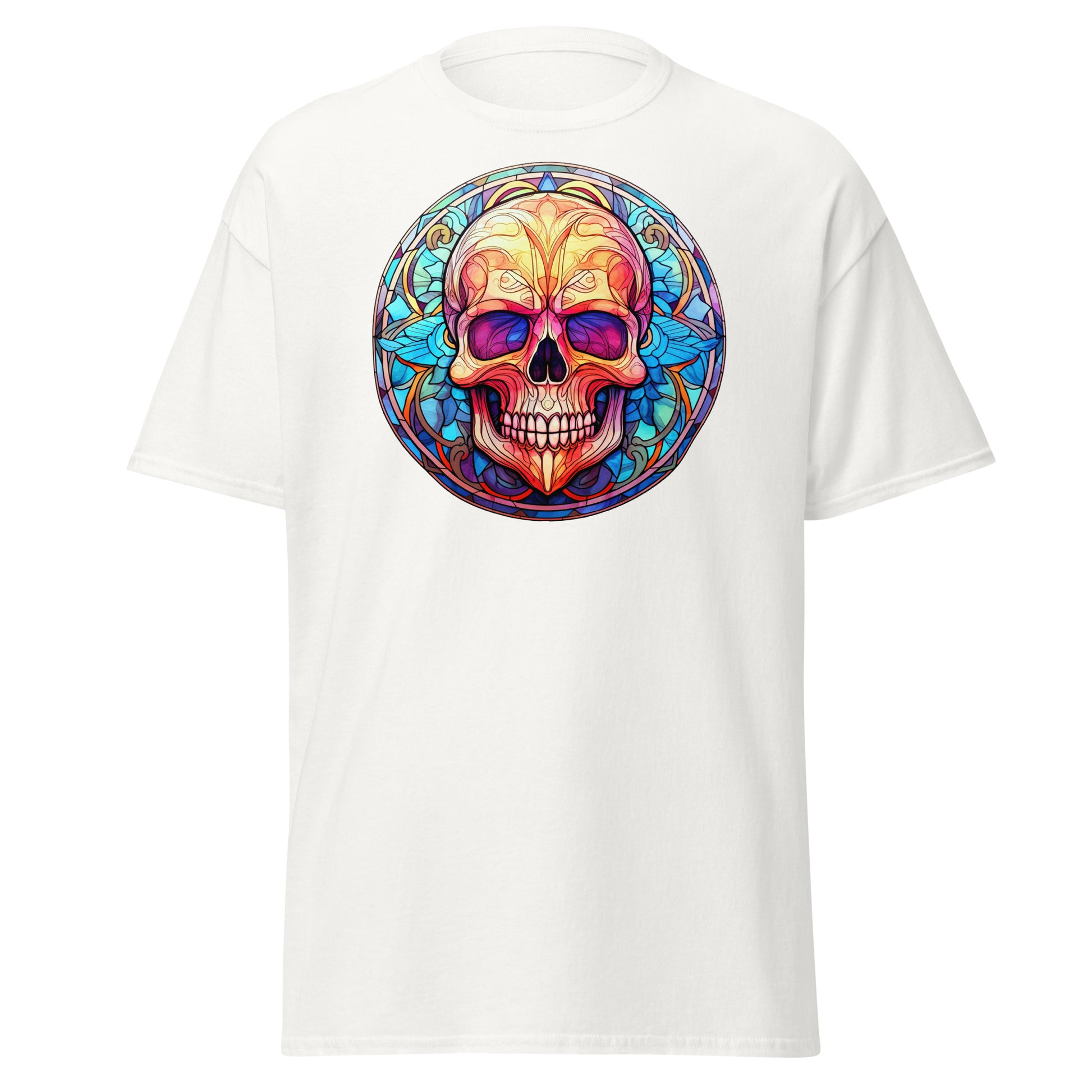 Frightful Elegance - Stained Glass Halloween Tee