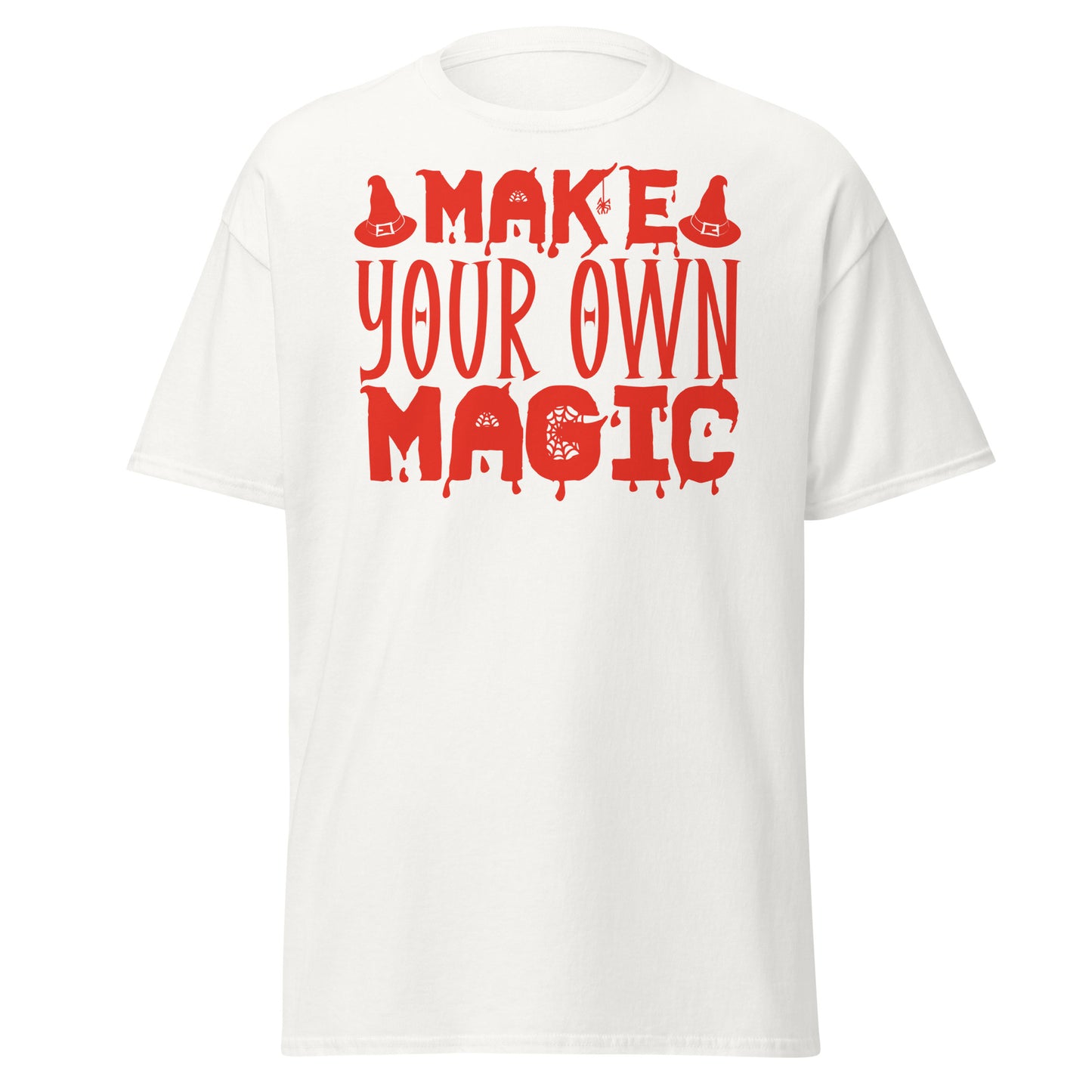 Machen Sie Ihre eigene Magie, Halloween-Design, weiches T-Shirt aus schwerer Baumwolle