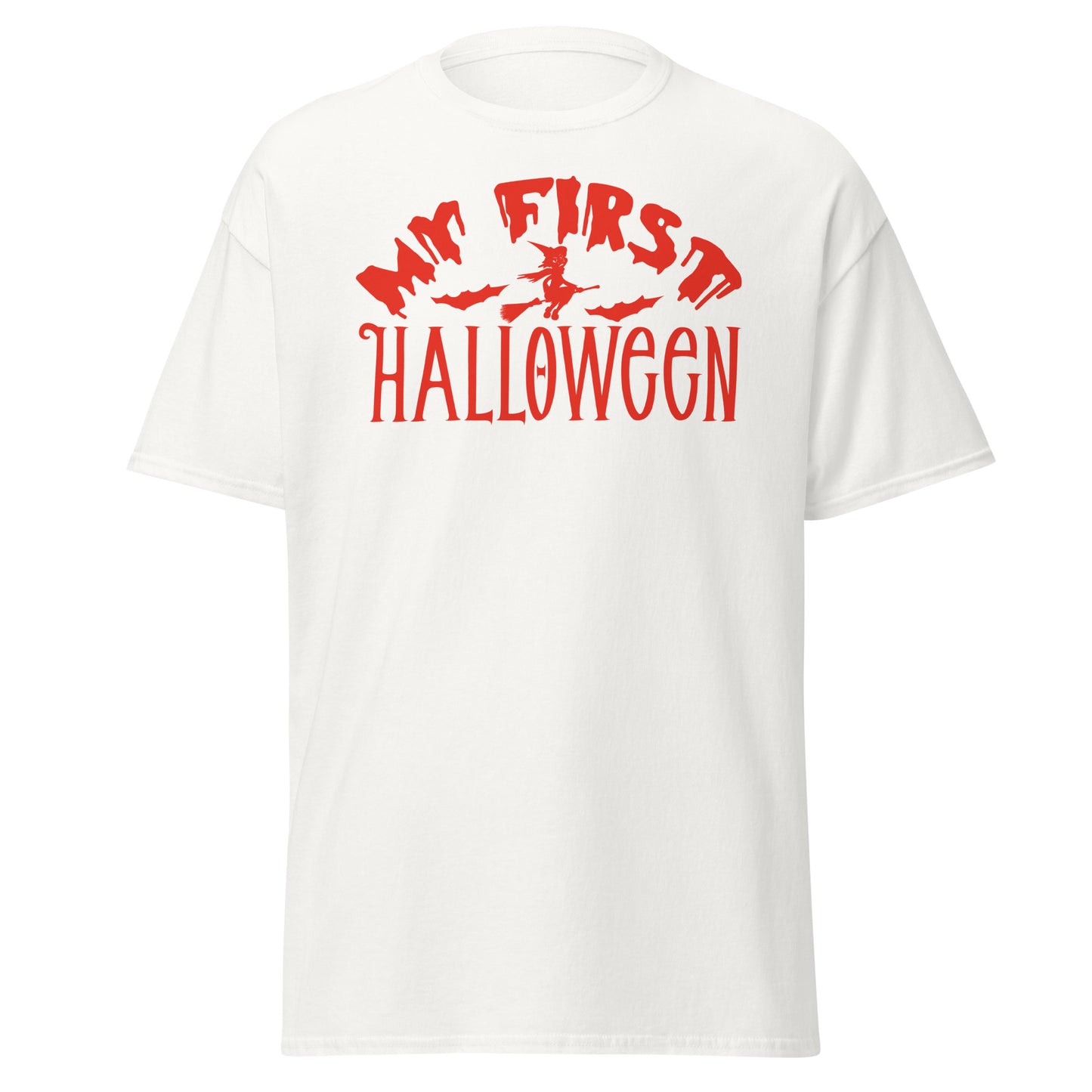 Mein erstes Halloween, Halloween-Design, weiches T-Shirt aus schwerer Baumwolle