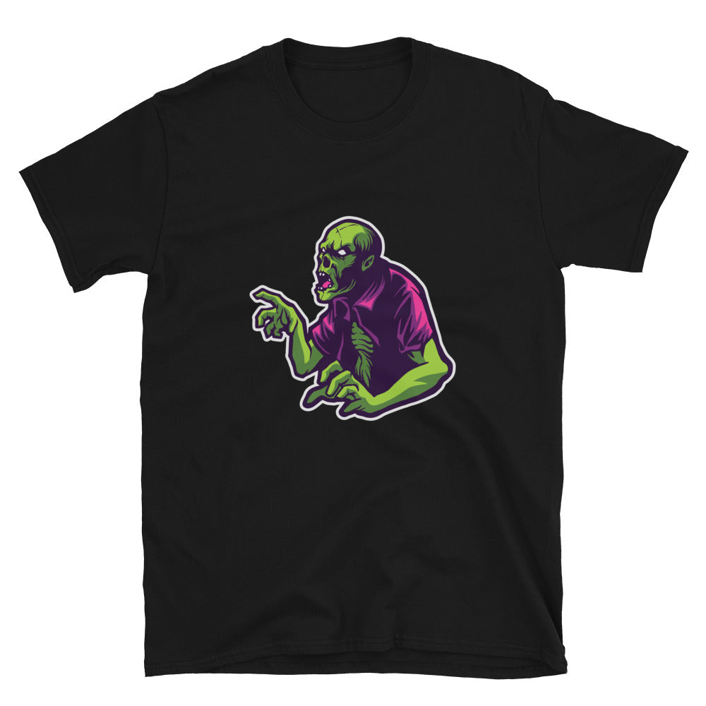 Zombie Scream Horror Fit Unisex Softstyle T-Shirt