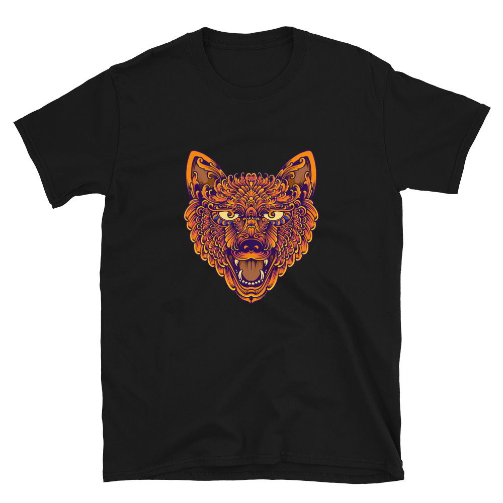 Wolf dog head luxury classic ornament Fit Unisex Softstyle T-Shirt