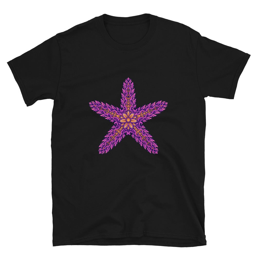 Adorno vintage de lujo de estrella de mar Fit Camiseta unisex Softstyle