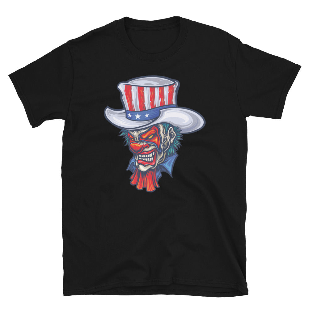 Payaso malvado, Halloween americano - Camiseta unisex de estilo suave