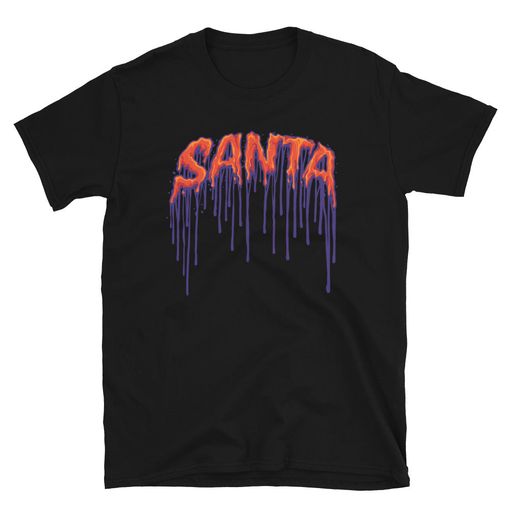 Santa Typefae Melting Fit Unisex Softstyle T-Shirt