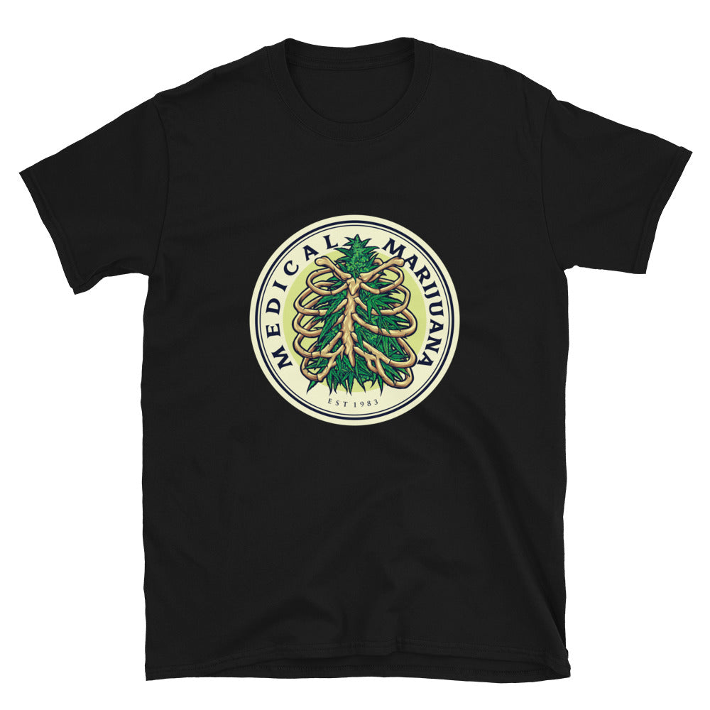 Weed Ribcage Fit Unisex Softstyle T-Shirt