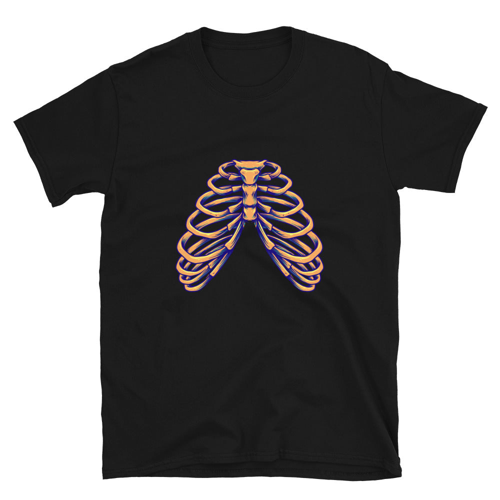 Anatomía de la caja torácica Huesos humanos Fit Camiseta unisex Softstyle