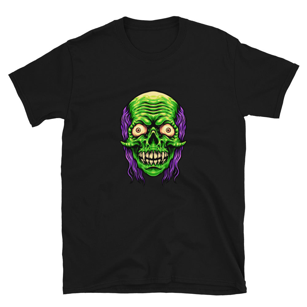 Scary Skull Zombie Mascot Fit Unisex Softstyle T-Shirt