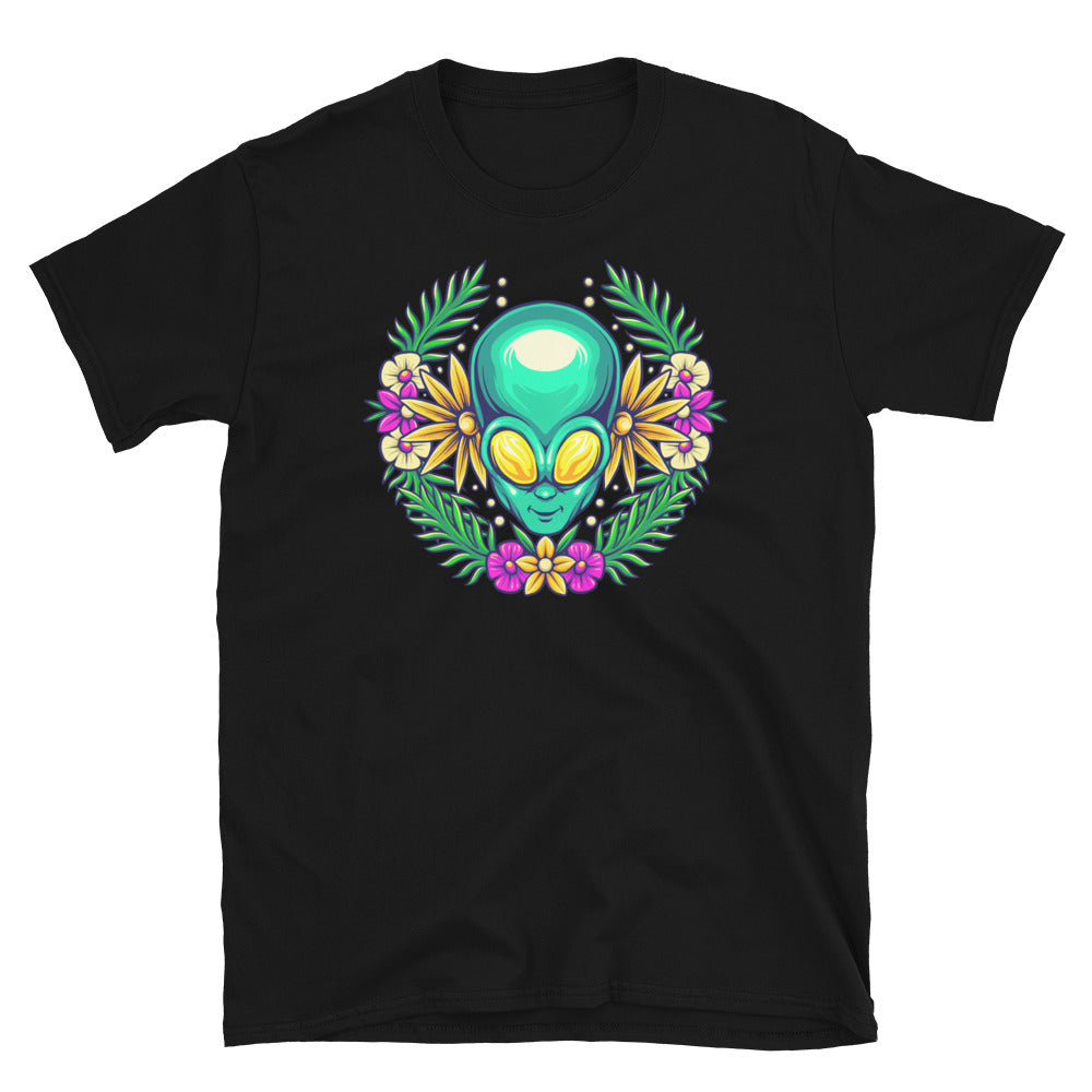 Botanical summer floral, Alien green head