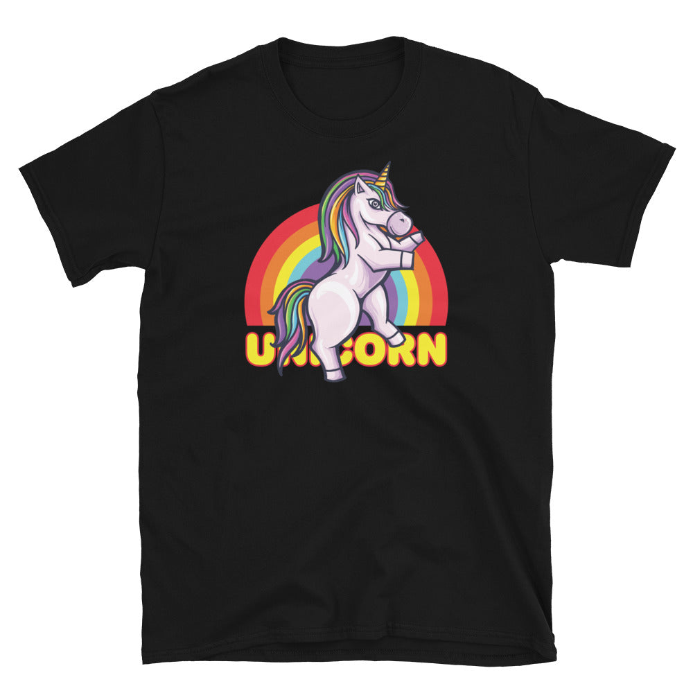 Cute Unicorn Pony & Rainbow