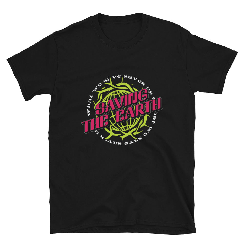 Saving The Earth Urban stylish Fit Unisex Softstyle T-Shirt