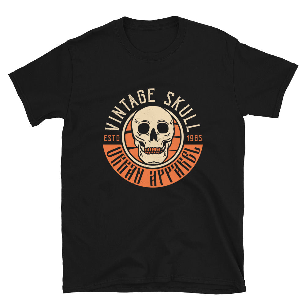 Vintage Skull Fit Unisex Softstyle T-Shirt