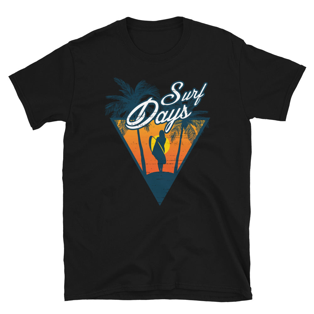 Surf Days Vintage Fit Unisex Softstyle T-Shirt