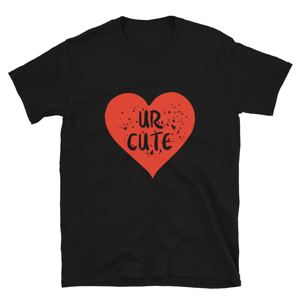 Du bist süß, valentinstagtaugliches Unisex-Softstyle-T-Shirt