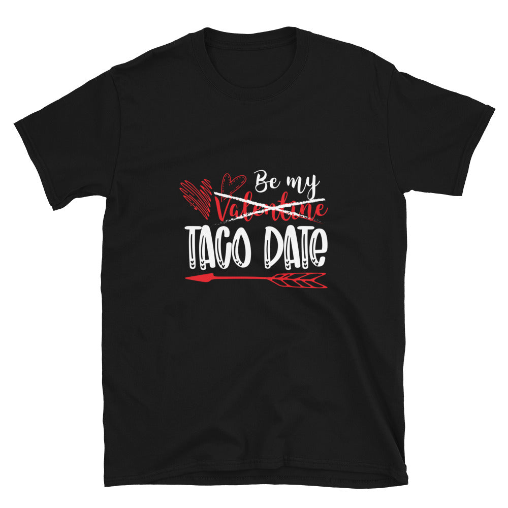 Taco Date, linda camiseta de estilo suave unisex de San Valentín