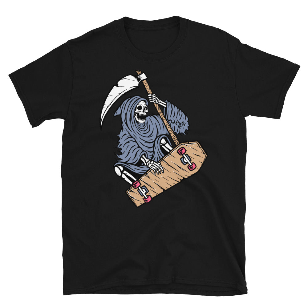 Grim Reaper Skateboarding - Fit Unisex Softstyle T-Shirt