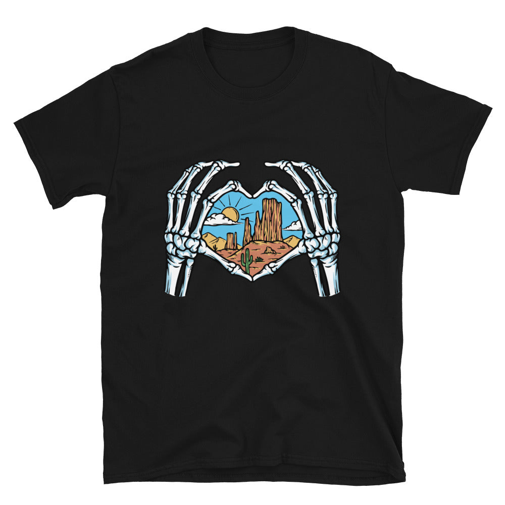 Skull love the desert Fit Unisex Softstyle T-Shirt