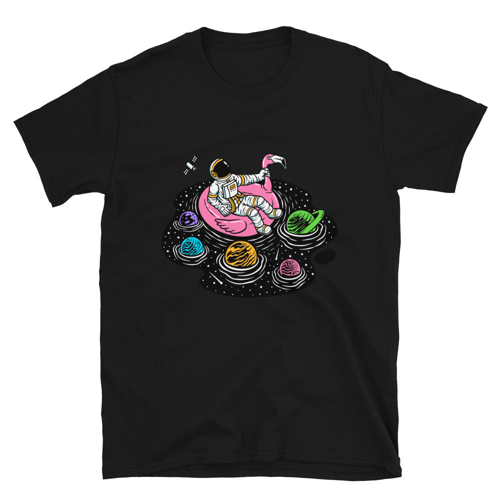 Relax in the universe pool Fit Unisex Softstyle T-Shirt