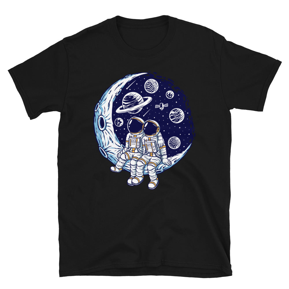 Romántico en la luna Fit Unisex Softstyle Camiseta