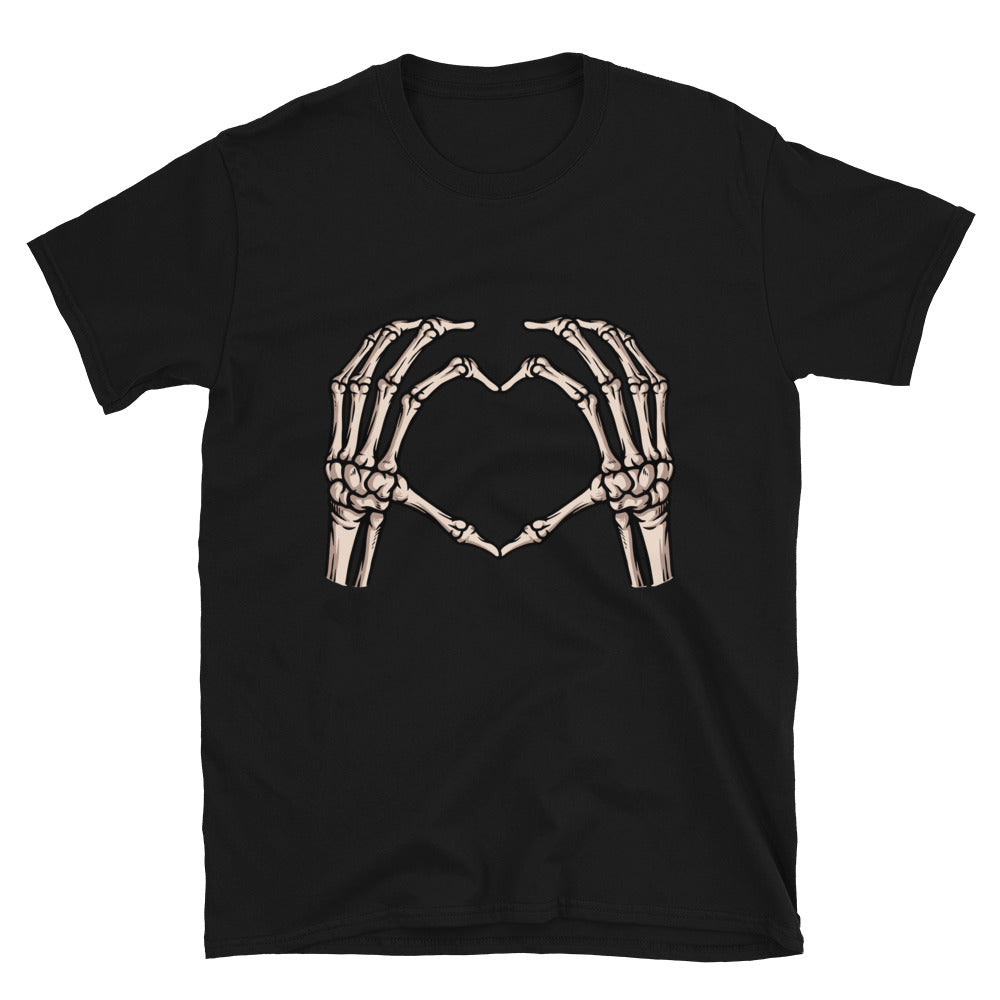 Skull Hand Love Fit Unisex Softstyle T-Shirt