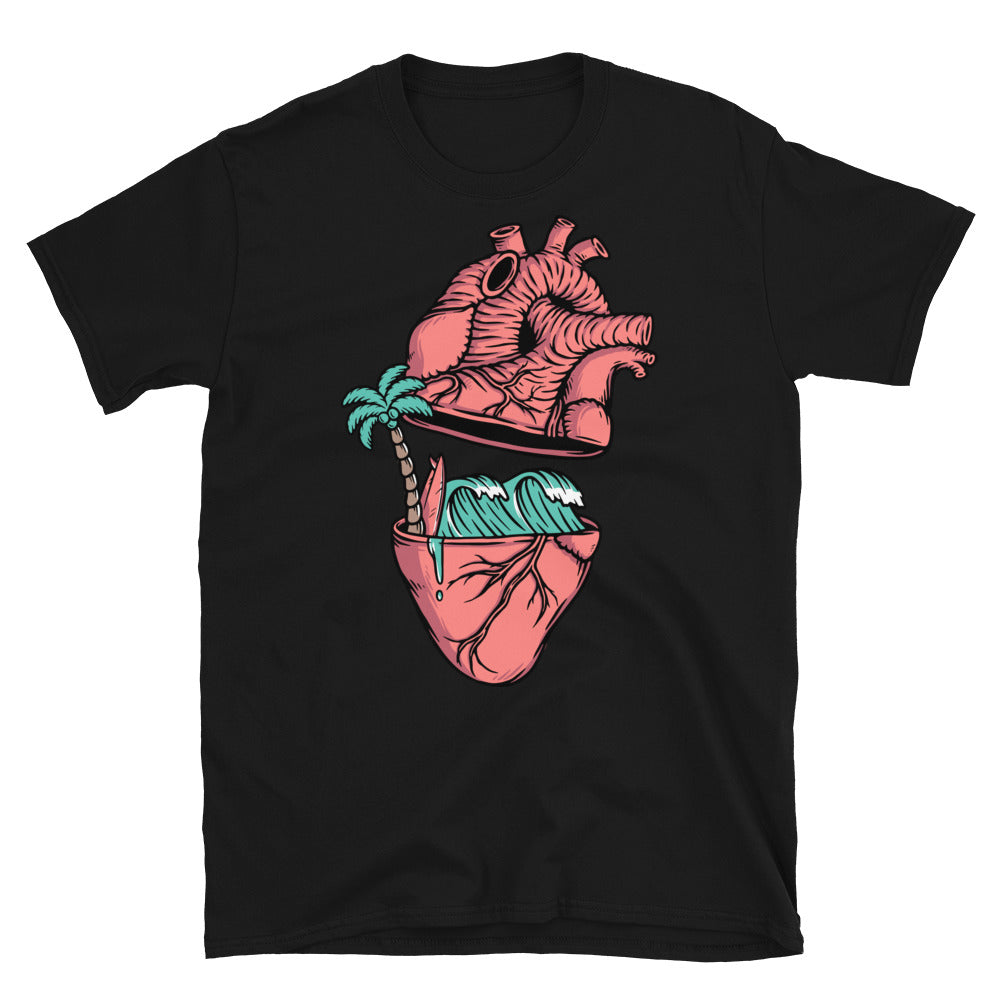 The beach in my heart Fit Unisex Softstyle T-Shirt