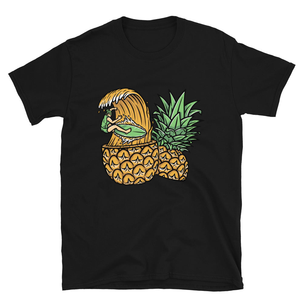 Surfing in pineapple Fit Unisex Softstyle T-Shirt