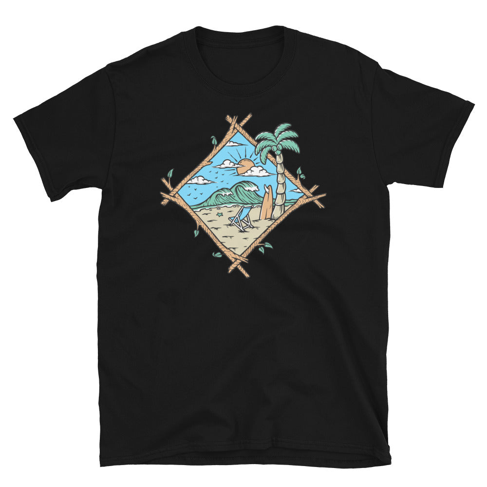 Beach Scenery - Fit Unisex Softstyle T-Shirt