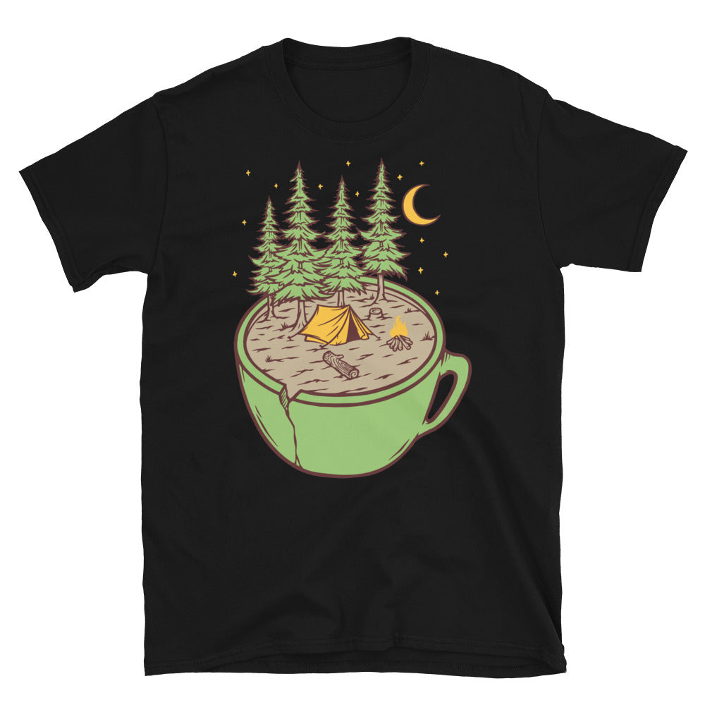 Camping and Cup - Fit Unisex Softstyle T-Shirt