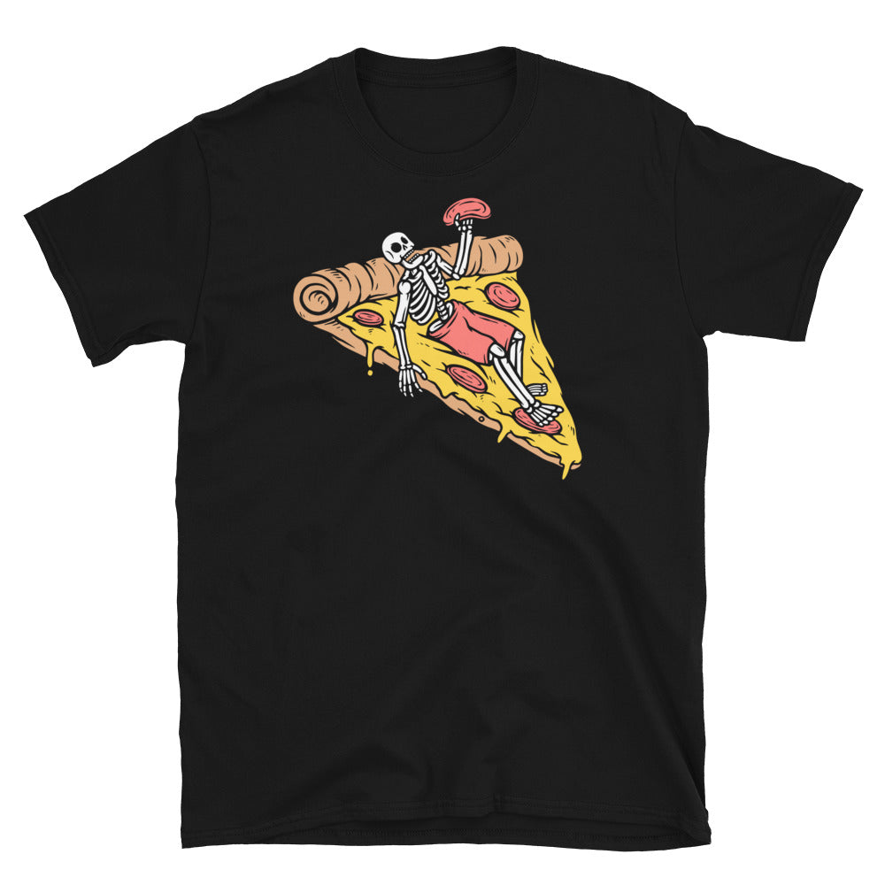 Just Chilling with Pizza - Fit Unisex Softstyle T-Shirt