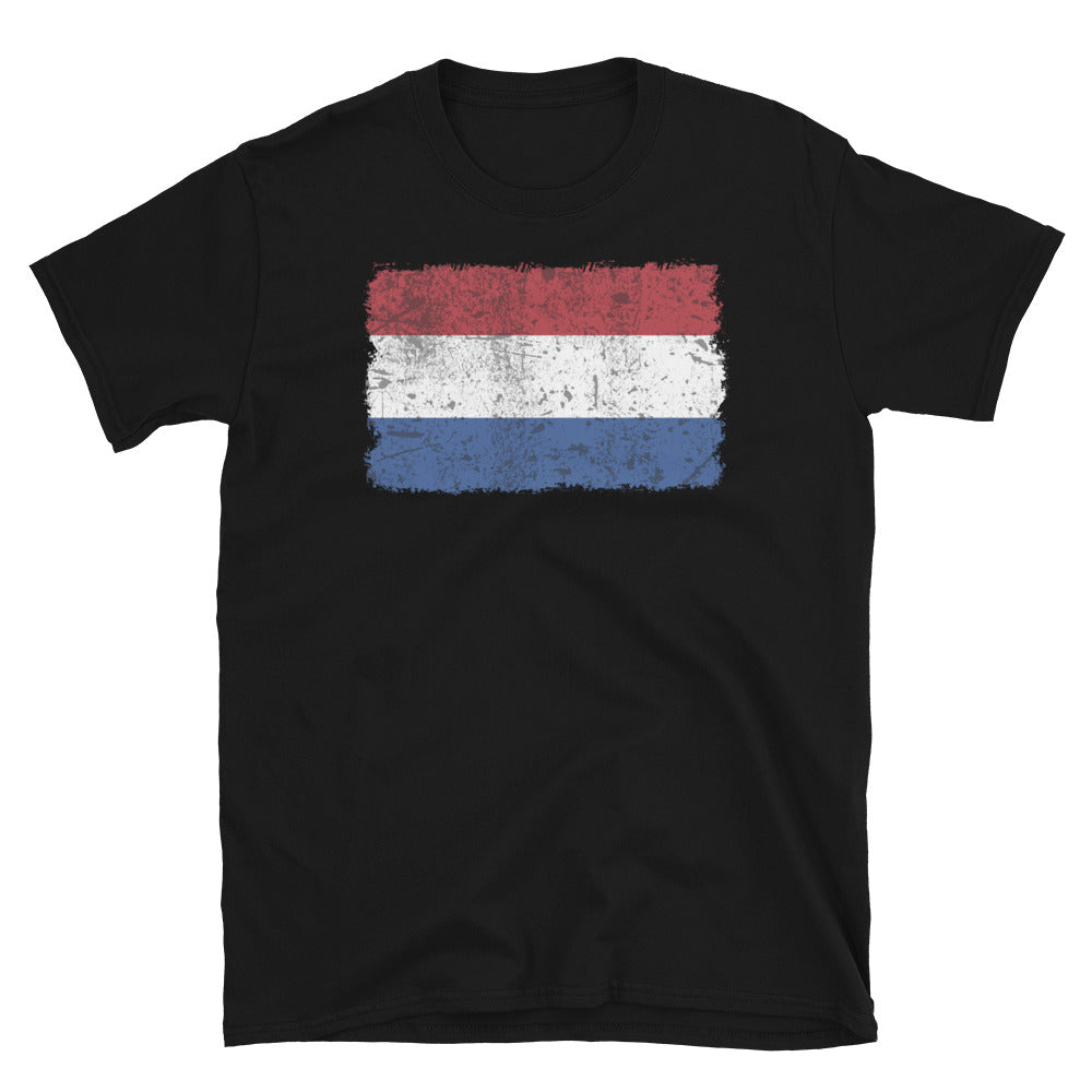 Camiseta Softstyle unisex con bandera de Países Bajos