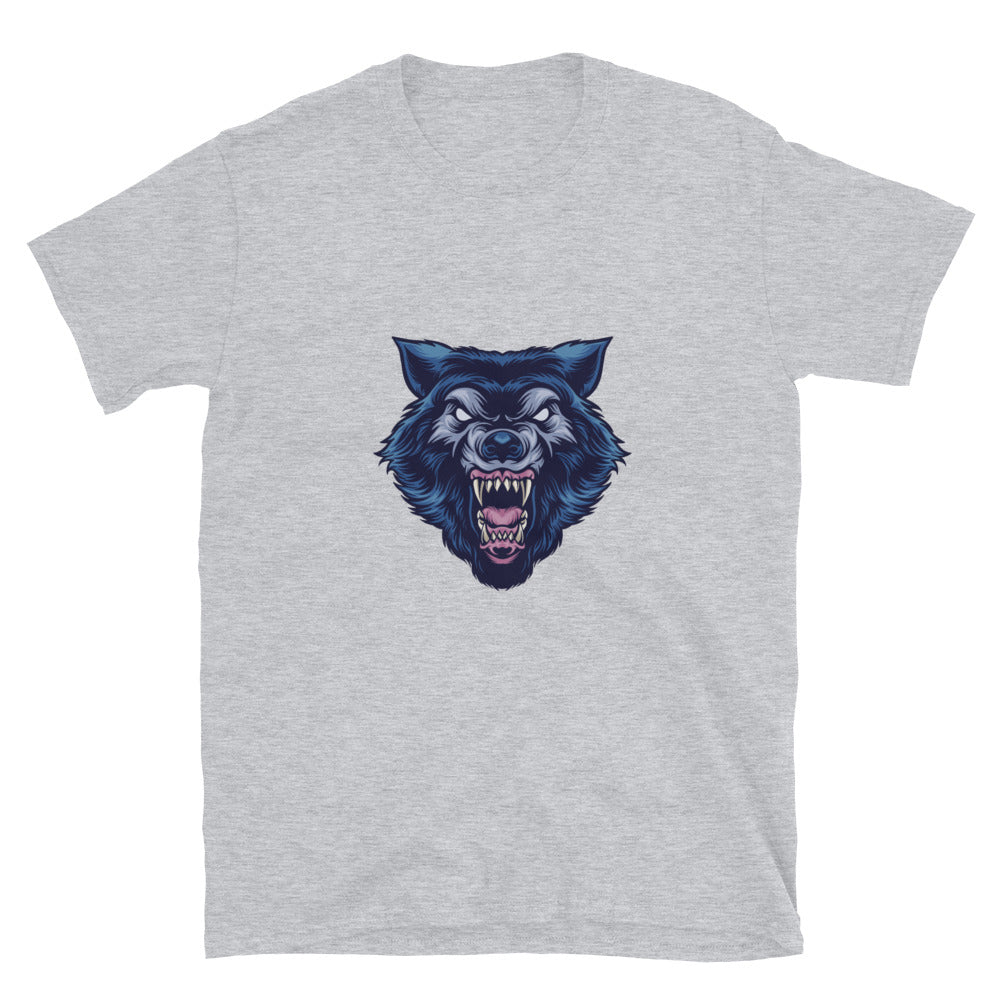 Wild wolf mascot Fit Unisex Softstyle T-Shirt