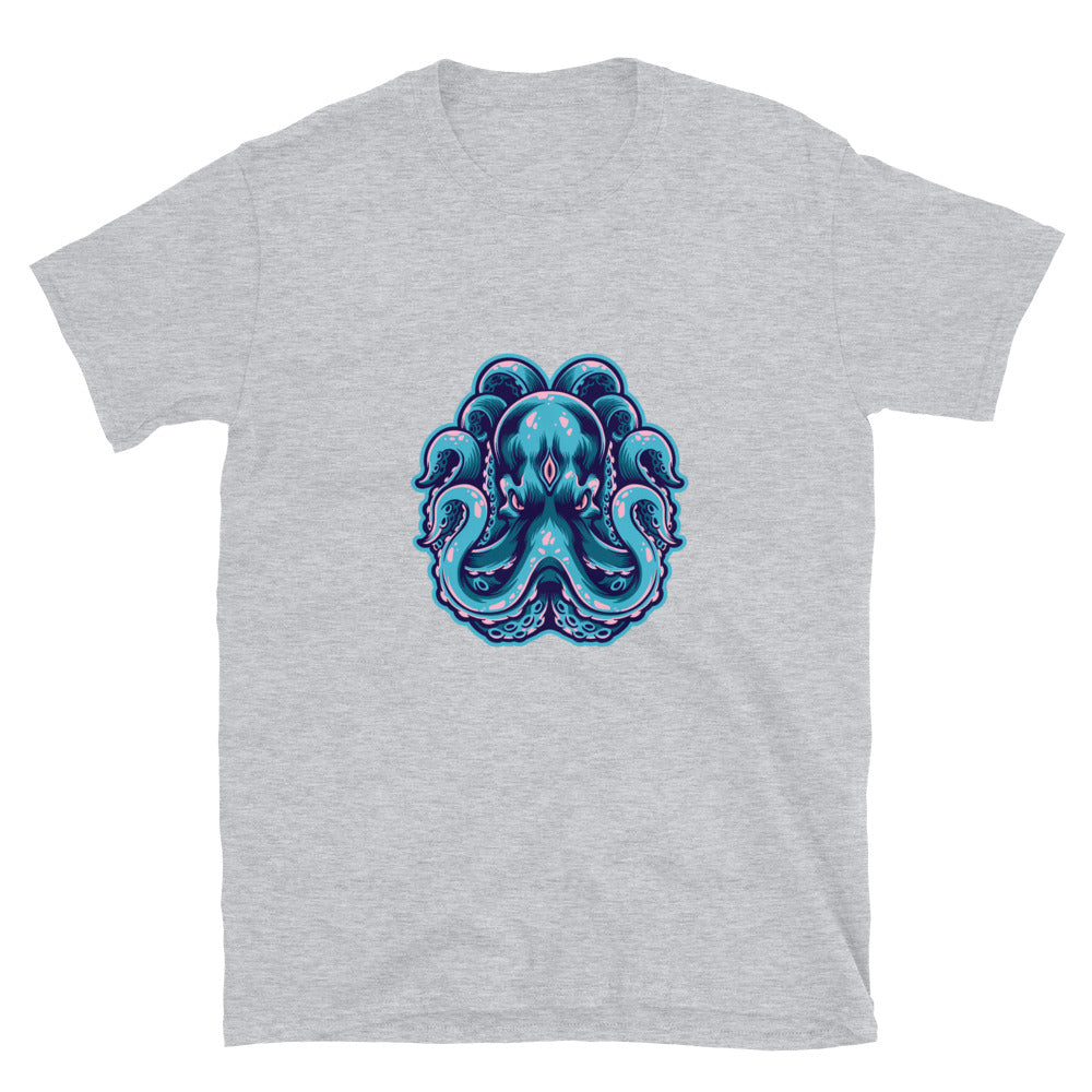 The Angry Octopus Mascot Logo Kraken Fit Unisex Softstyle T-Shirt