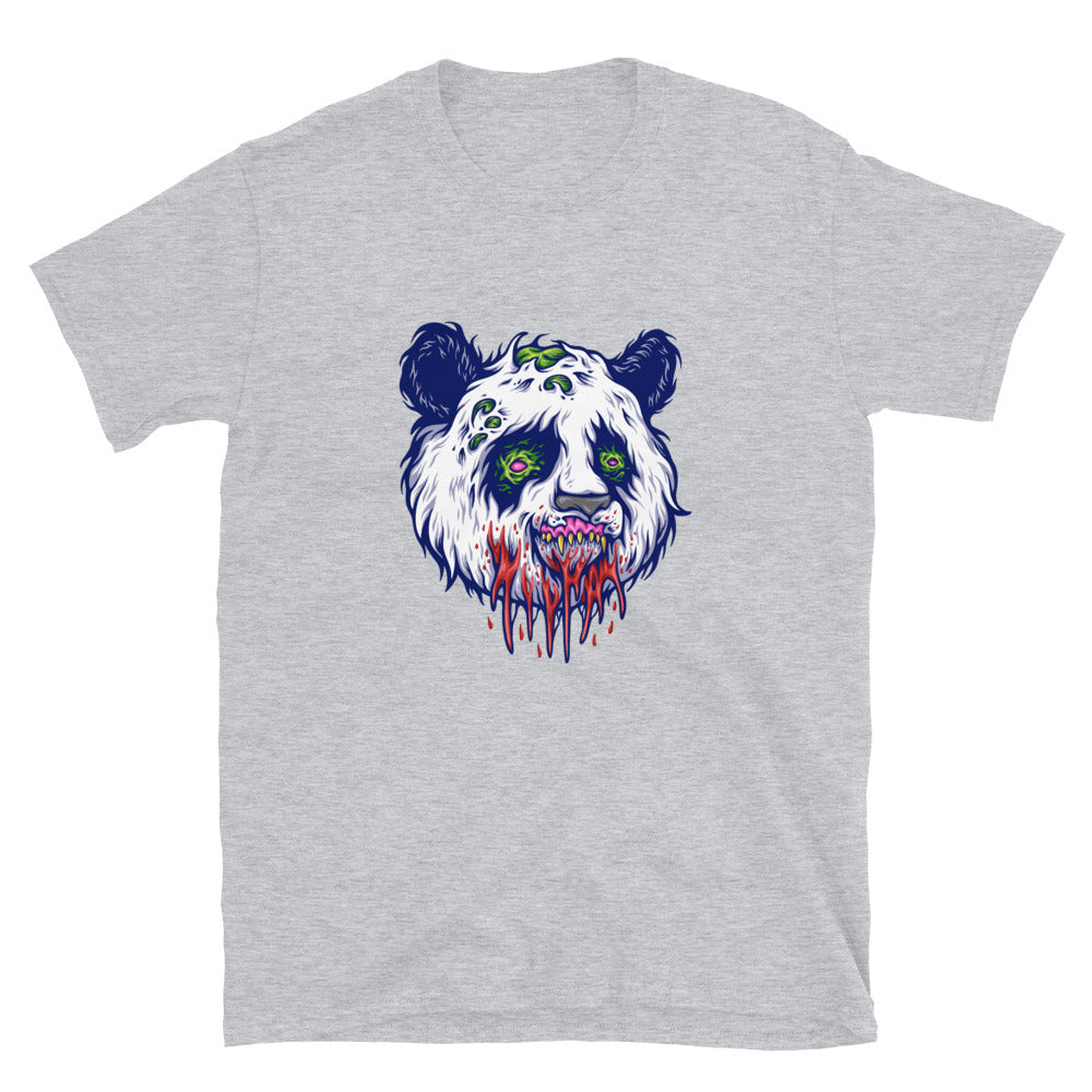 Gruseliges Pandakopf-Monster Fit Unisex Softstyle T-Shirt