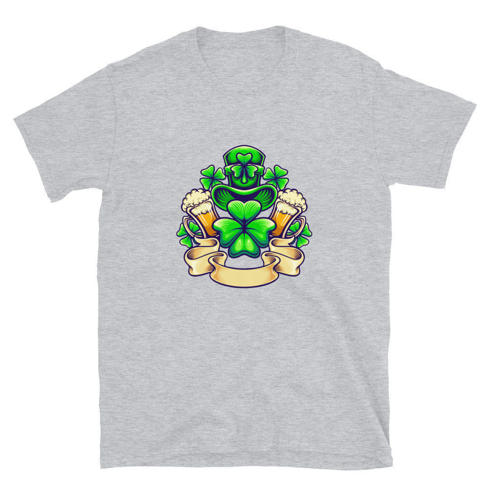 St patricks hat beer day vintage Fit Unisex Softstyle T-Shirt