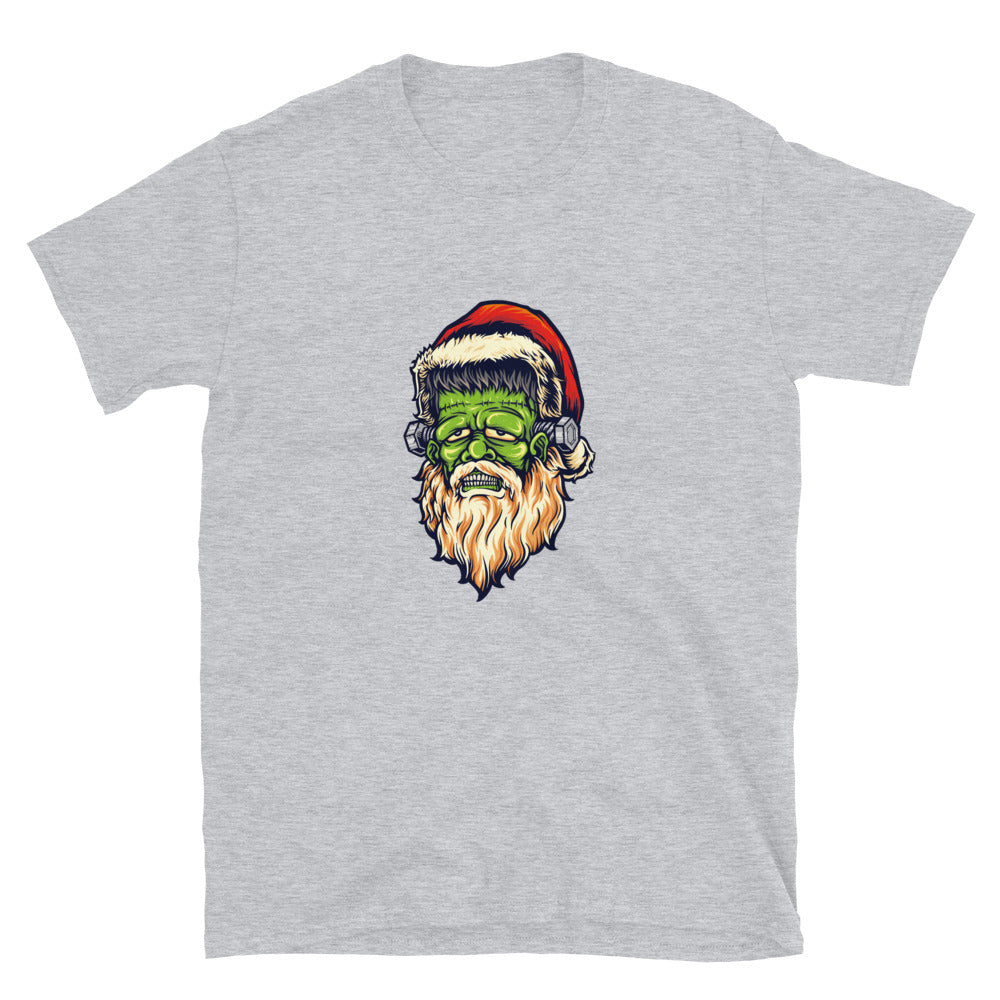 Scary santa frankenstein Halloween Fit Unisex Softstyle T-Shirt