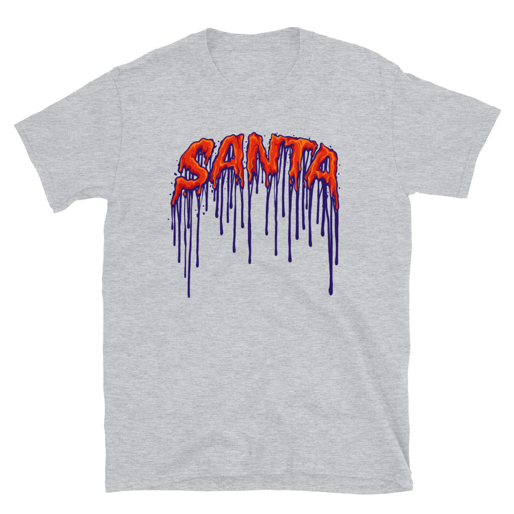 Santa Typefae Melting Fit Unisex Softstyle T-Shirt