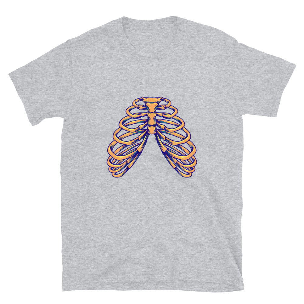 Anatomía de la caja torácica Huesos humanos Fit Camiseta unisex Softstyle