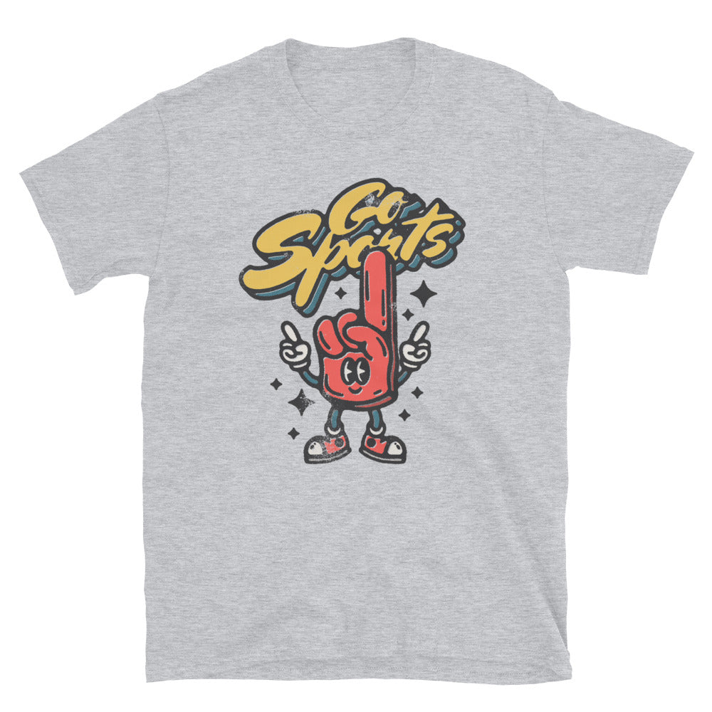 Go Sports Foam Finger Vintage Fit Unisex Softstyle T-Shirt