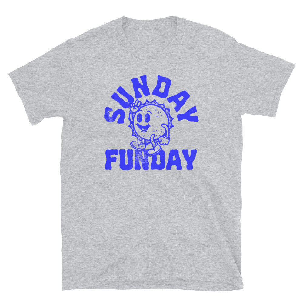 Sunday Funday Cute Vintage Sun Fit Unisex Softstyle T-Shirt