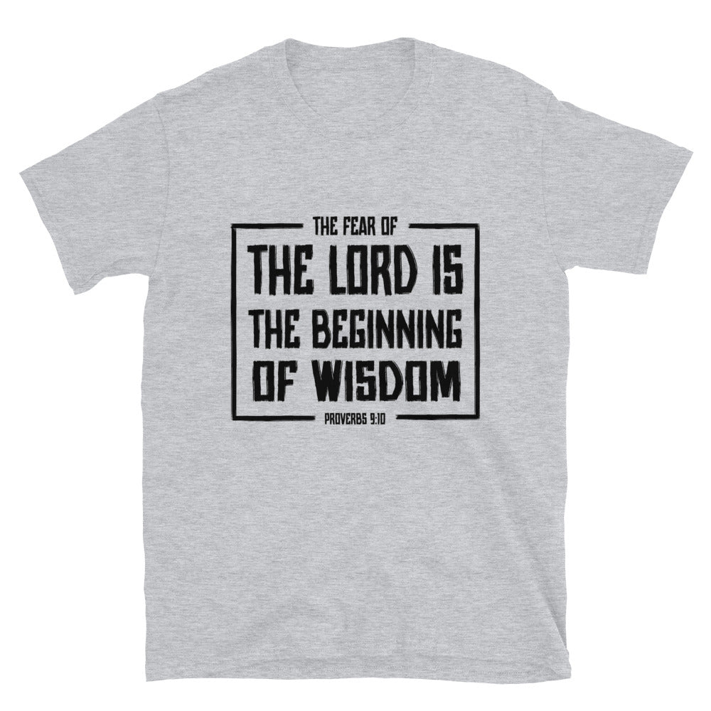 Proverbs 9 10 Gospel Fit Unisex Softstyle T-Shirt