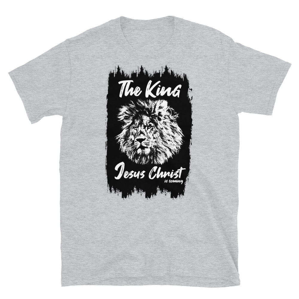 The King Jesus Christ is Coming Fit Unisex Softstyle T-Shirt