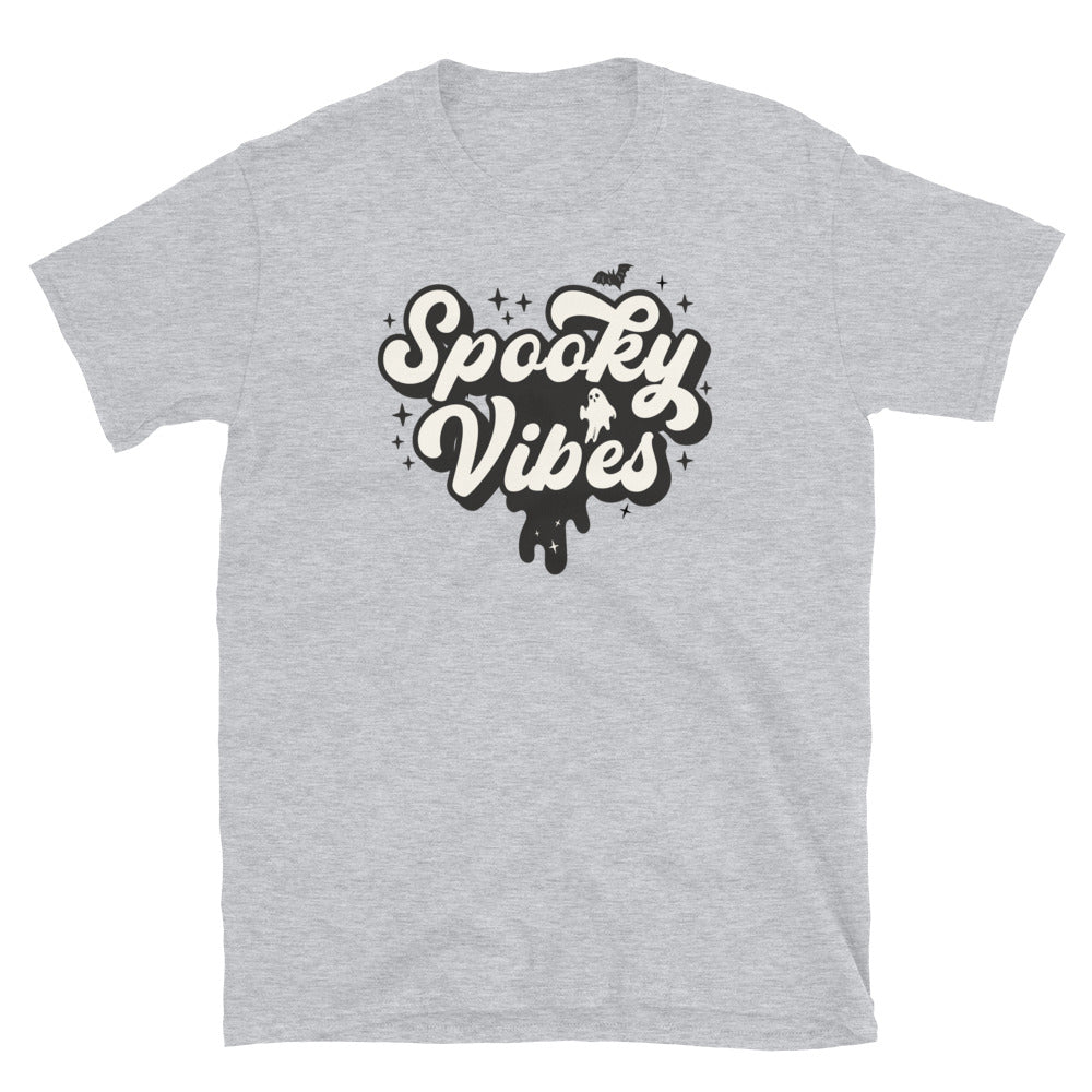 Spooky Vibes, Retro Halloween Fit Unisex Softstyle T-Shirt